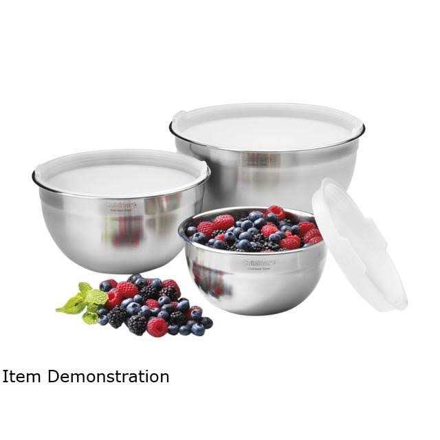 Cuisinart Stainless Steel Mixing Bowls with Lids