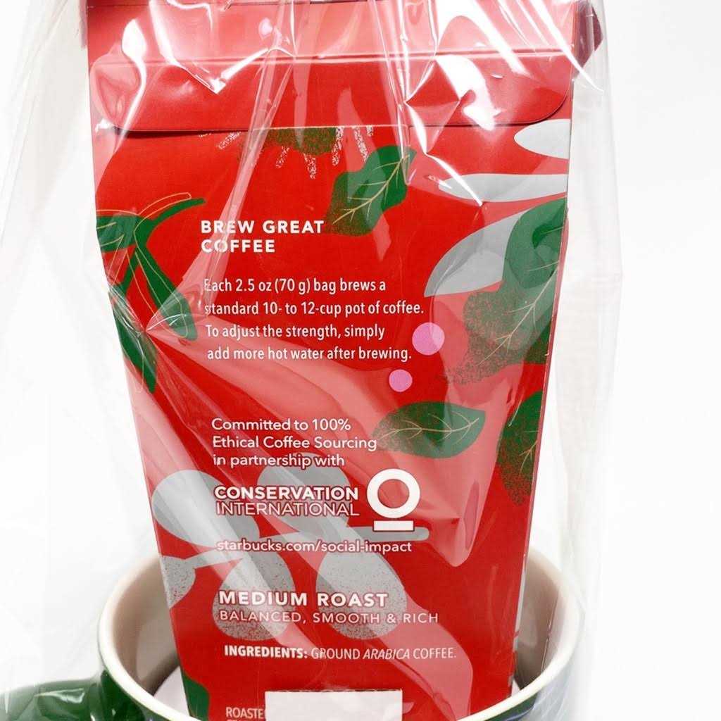 Starbucks 15oz Green Mug with Coffee