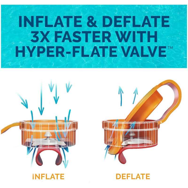Swimways Sun Canopy Spring Float with Hyper-Flate Valve
