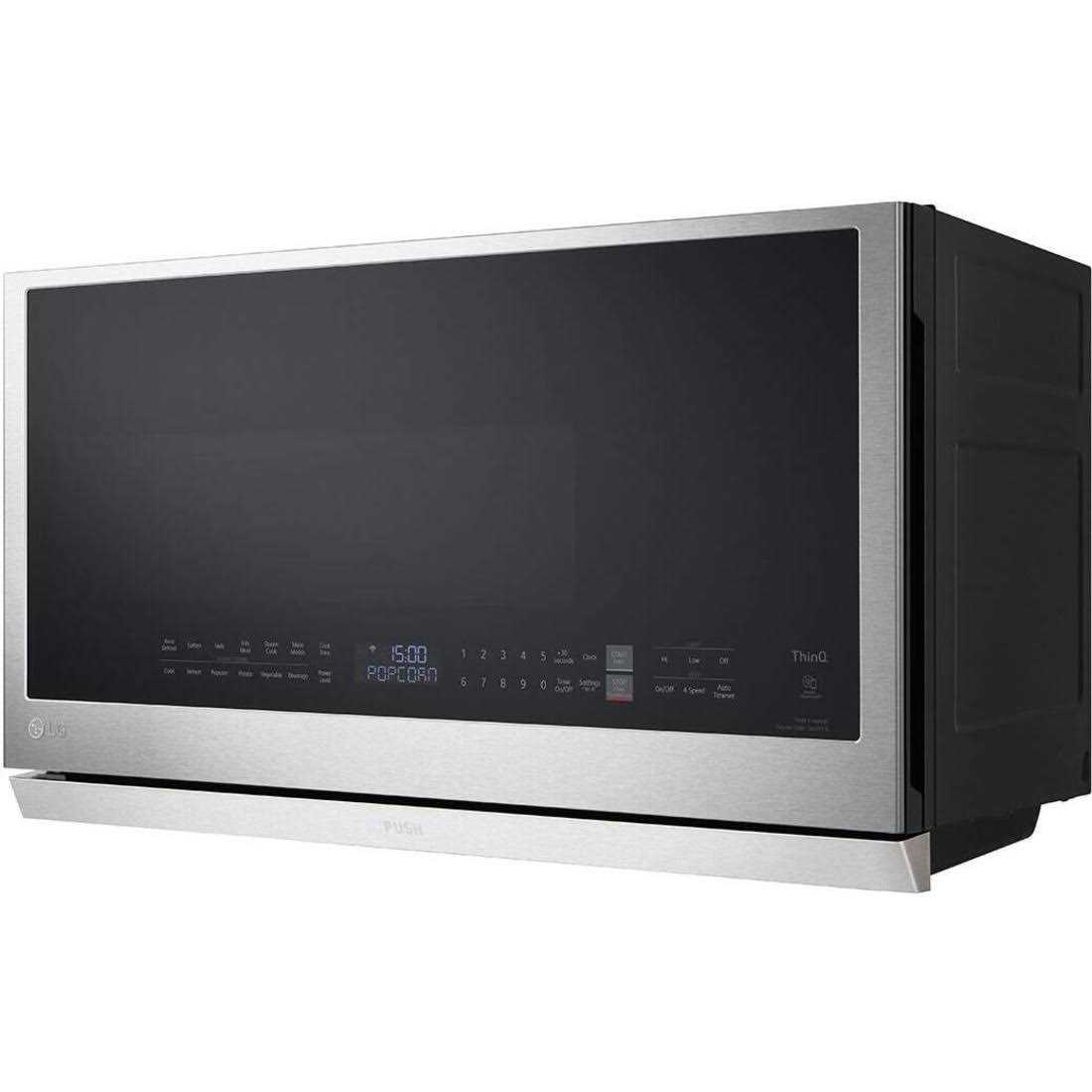 LG 2.1 Cu. Ft. Smart Over-the-Range Microwave with ExtendaVent 2.0 & EasyClean MVEL2137F