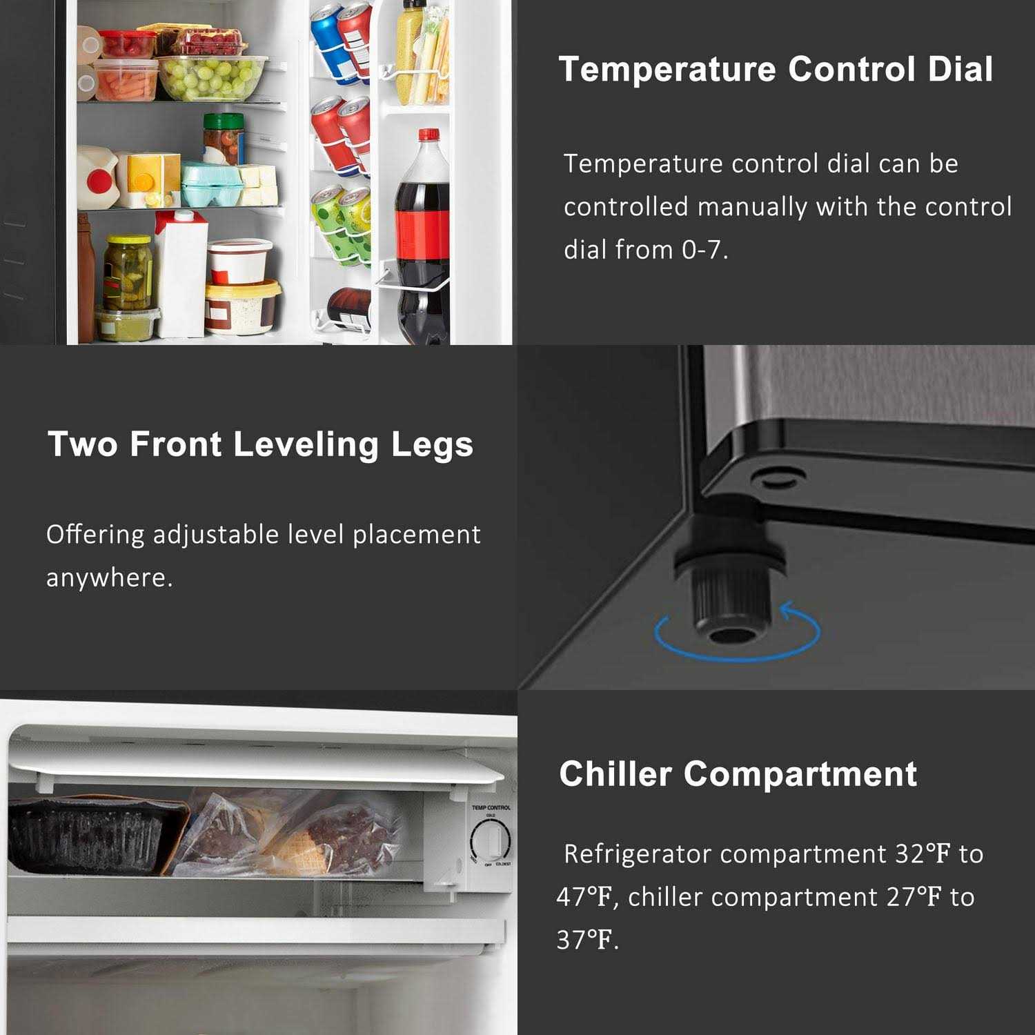 Galanz 3.3 Cu ft Door Mini Fridge