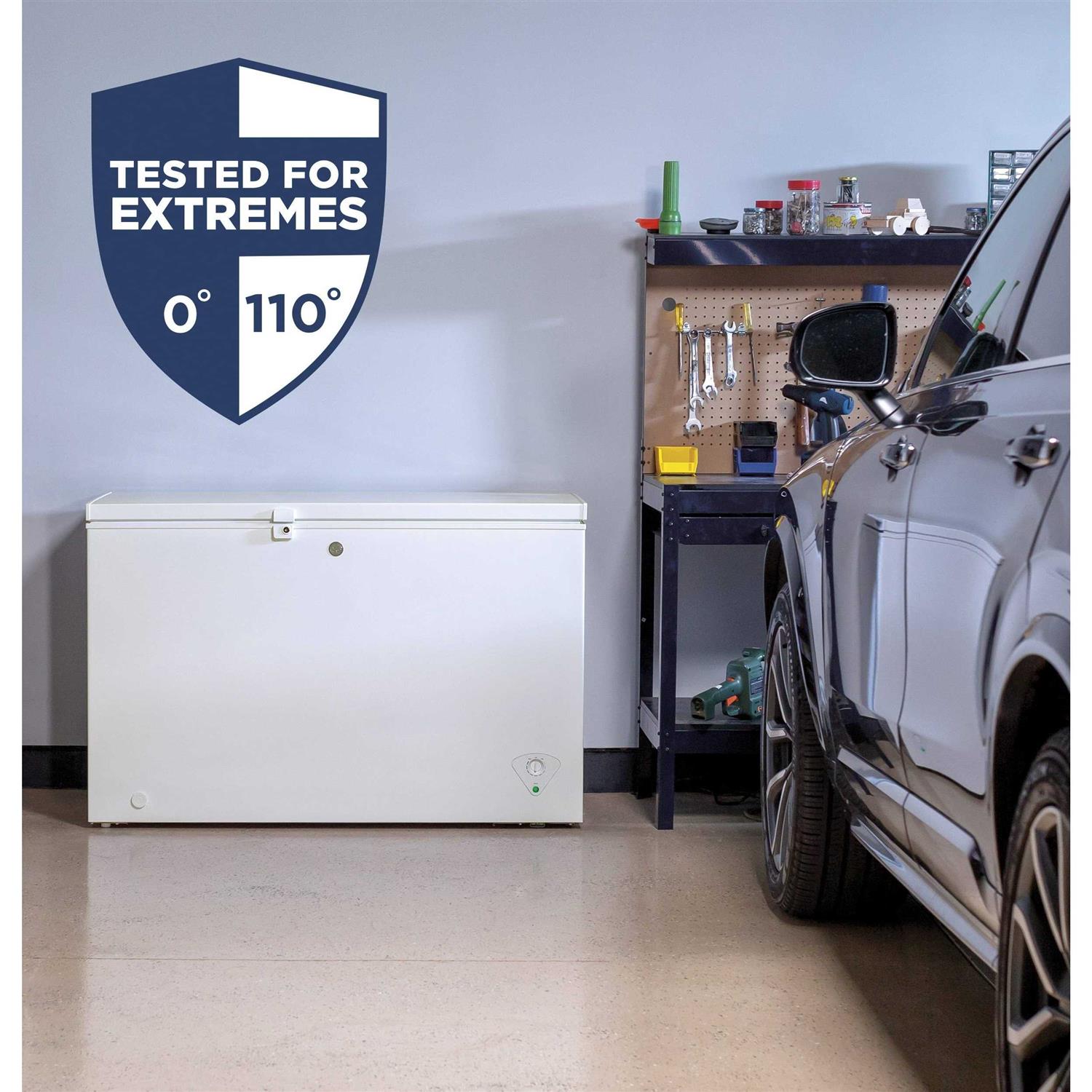 GE 5.1 Cu. Ft. Manual Defrost Chest Freezer FCM5STWW