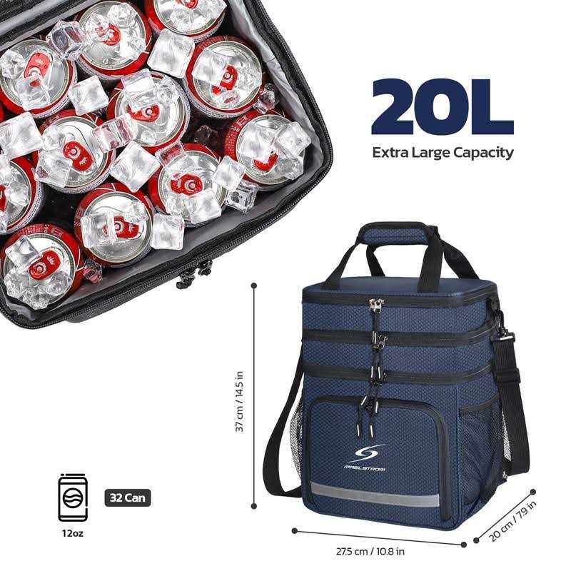 Maelstrom Lunch Box for Men,Insulated Lunch Bag Women/Men,Leakproof Lunch Cooler Bag