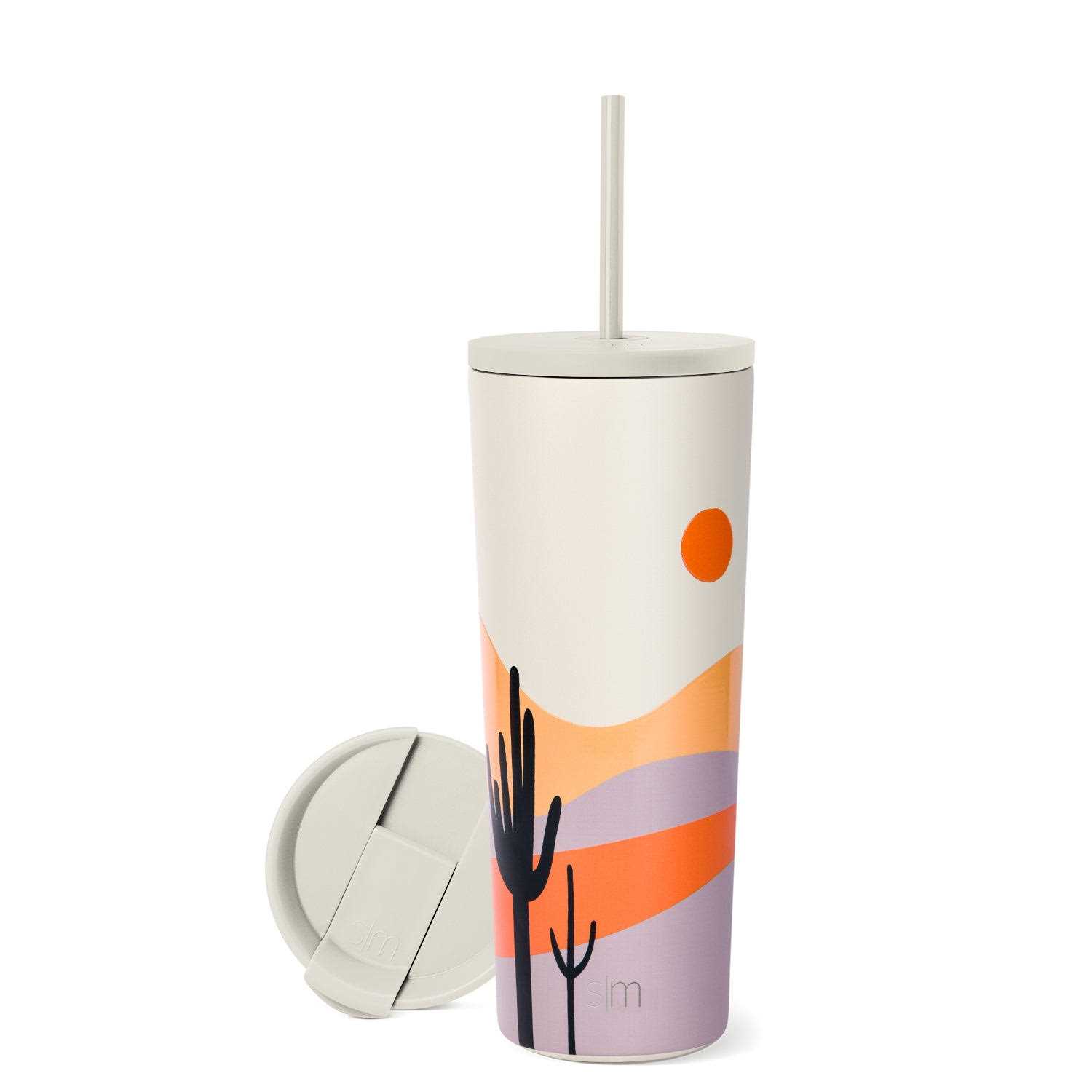 Simple Modern Classic Tumbler with Straw Lid & Flip Lid Travel Mug Gift Vacuum Insulated Coffee Beer Pint Cup