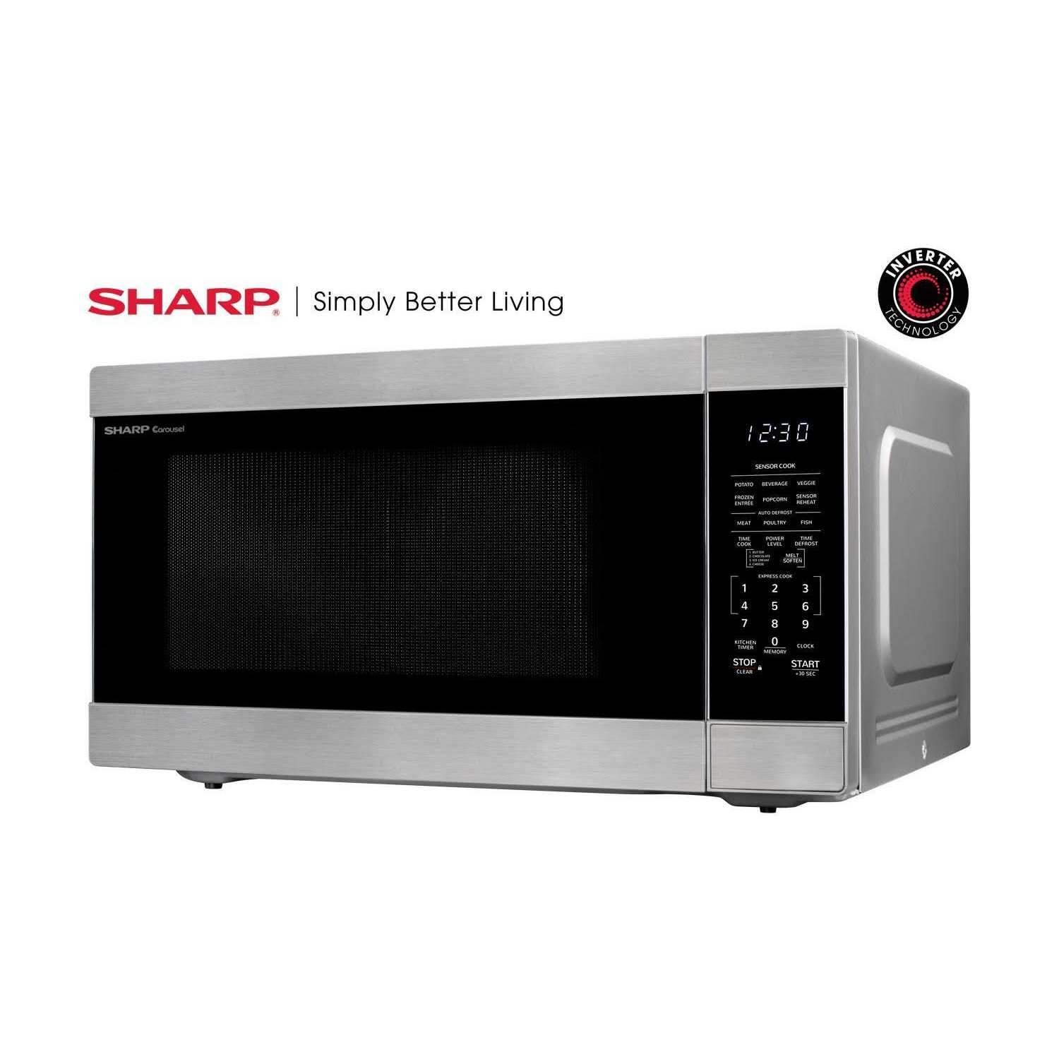 Sharp 2.2-Cu. Ft. Countertop Microwave Oven