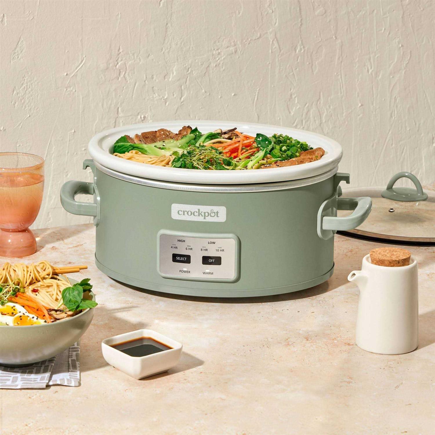 Crock Pot 6qt Cook and Carry Programmable Slow Cooker