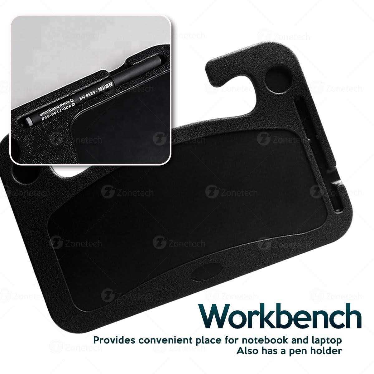Zone Tech Multi-Functional Portable Car Laptop and Food Steering Wheel Tray