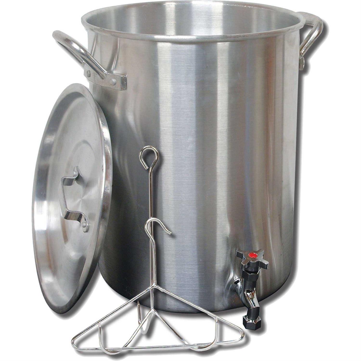 King Kooker 30-Quart Aluminum Turkey Pot with Spigot