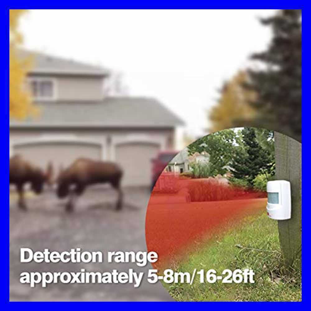 1 BY ONE Driveway Alarm Wireless Outside 1byone Motion Sensor Alarm 1000 FT Range Extra Loud Chimes Home Security Alarm System with 1 Receiver 2