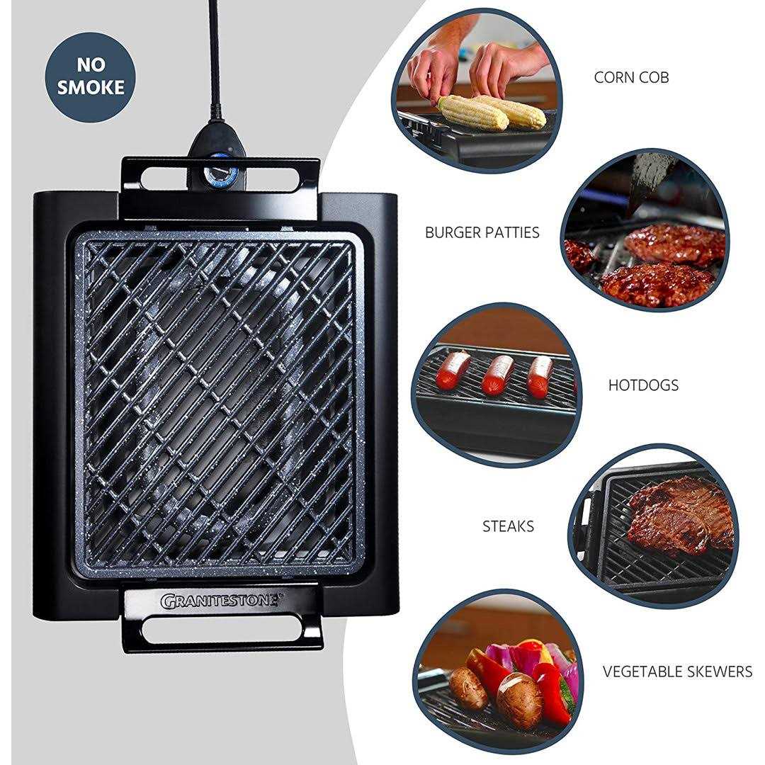 Granitestone Diamond Electric Smokeless Grill