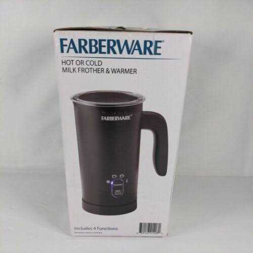 Farberware 10 oz Electric Milk Frother 4 in 1 Automatic Foam Maker