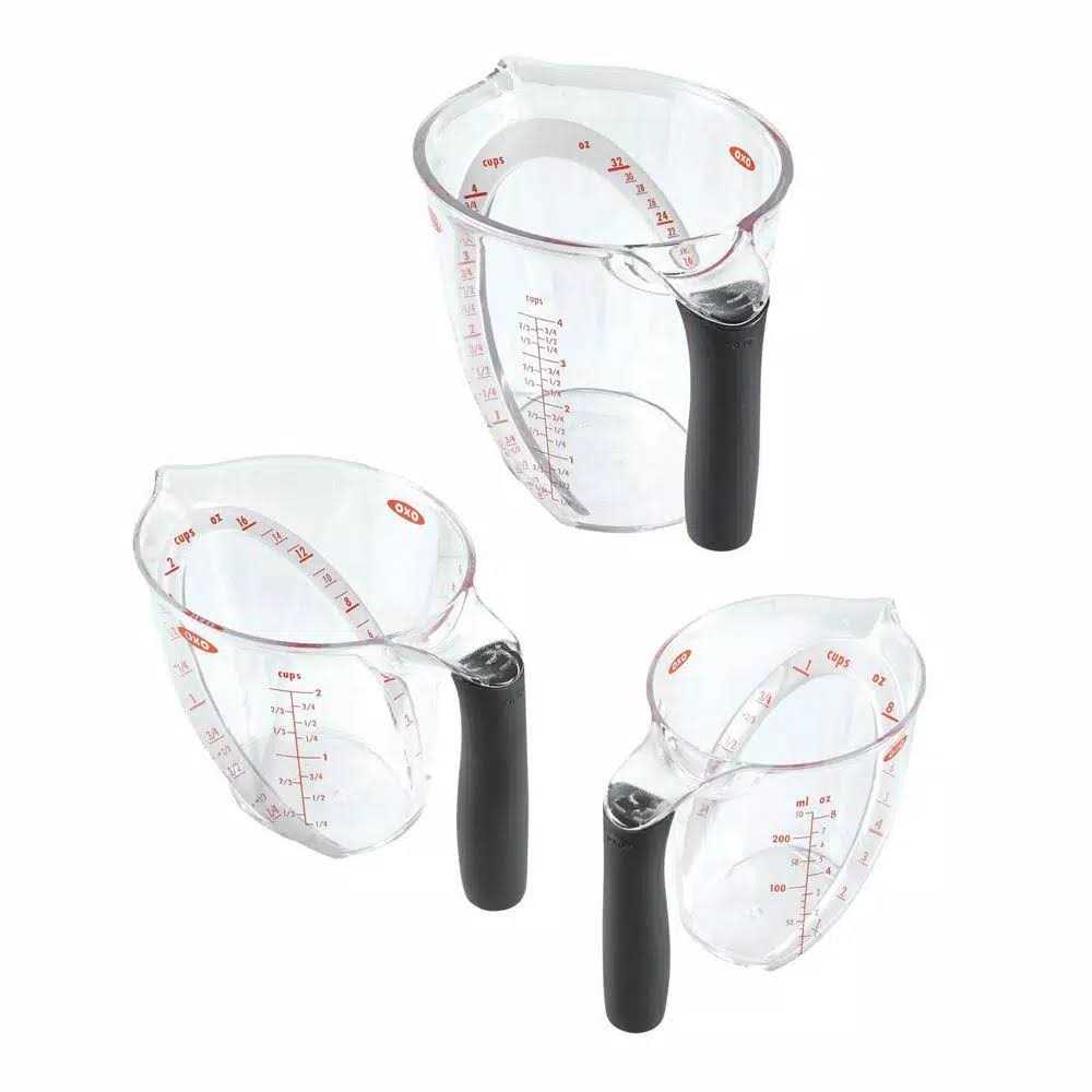 OXO Good Grips 3 Piece Angled Measuring Cup Set