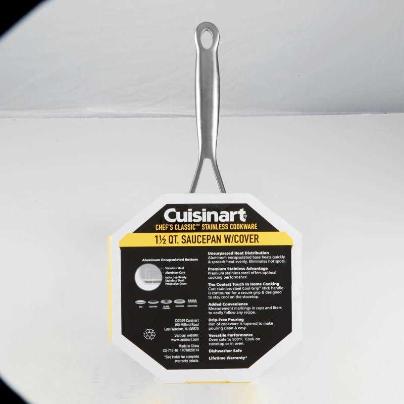 Cuisinart Chef’s Classic Stainless Saucepan