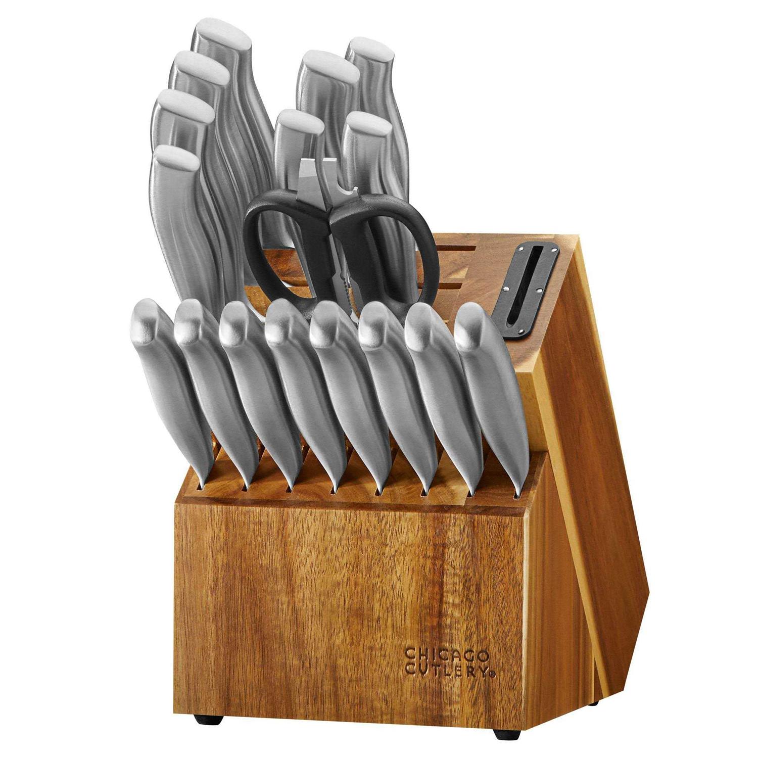 Chicago Cutlery Insignia Steel Knife Block Set