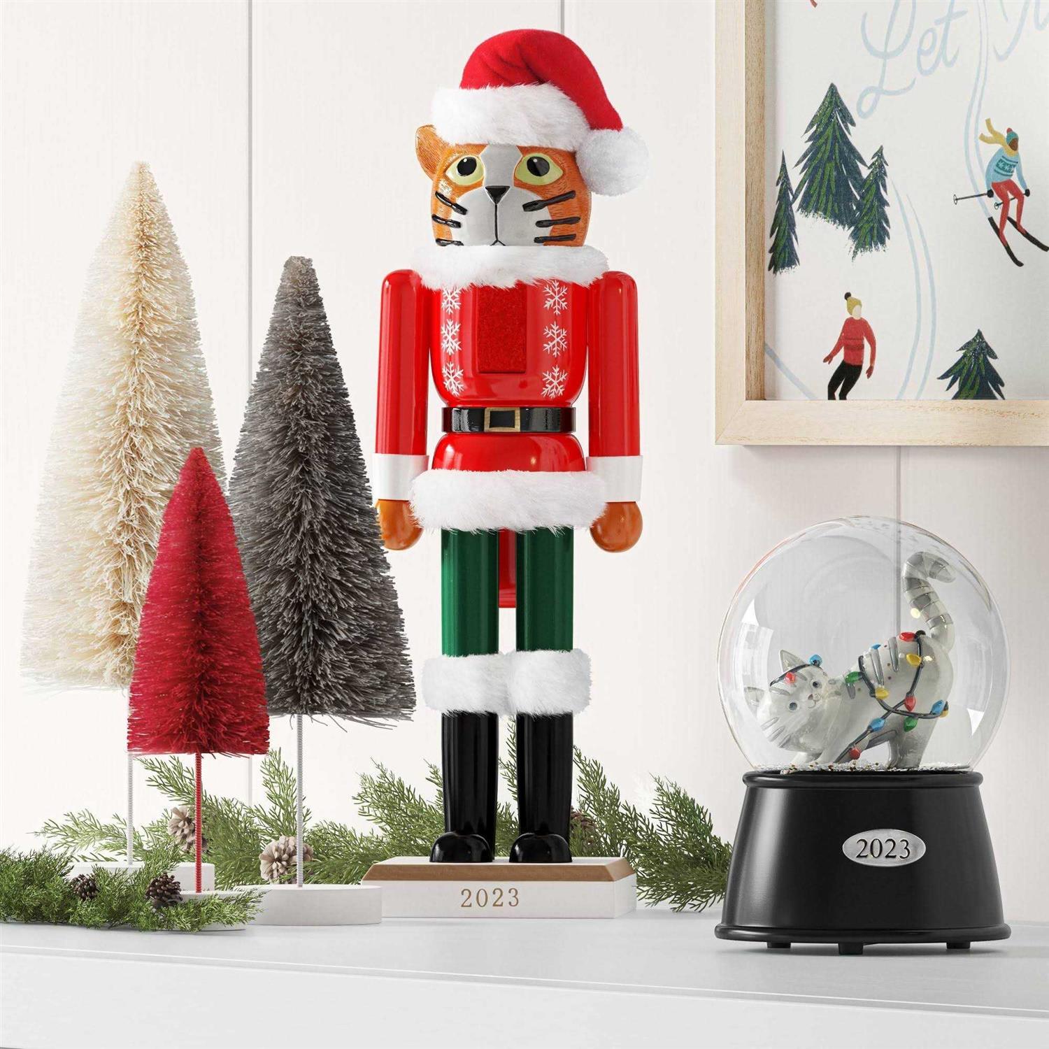 Wondershop Christmas Cat Nutcracker Figure