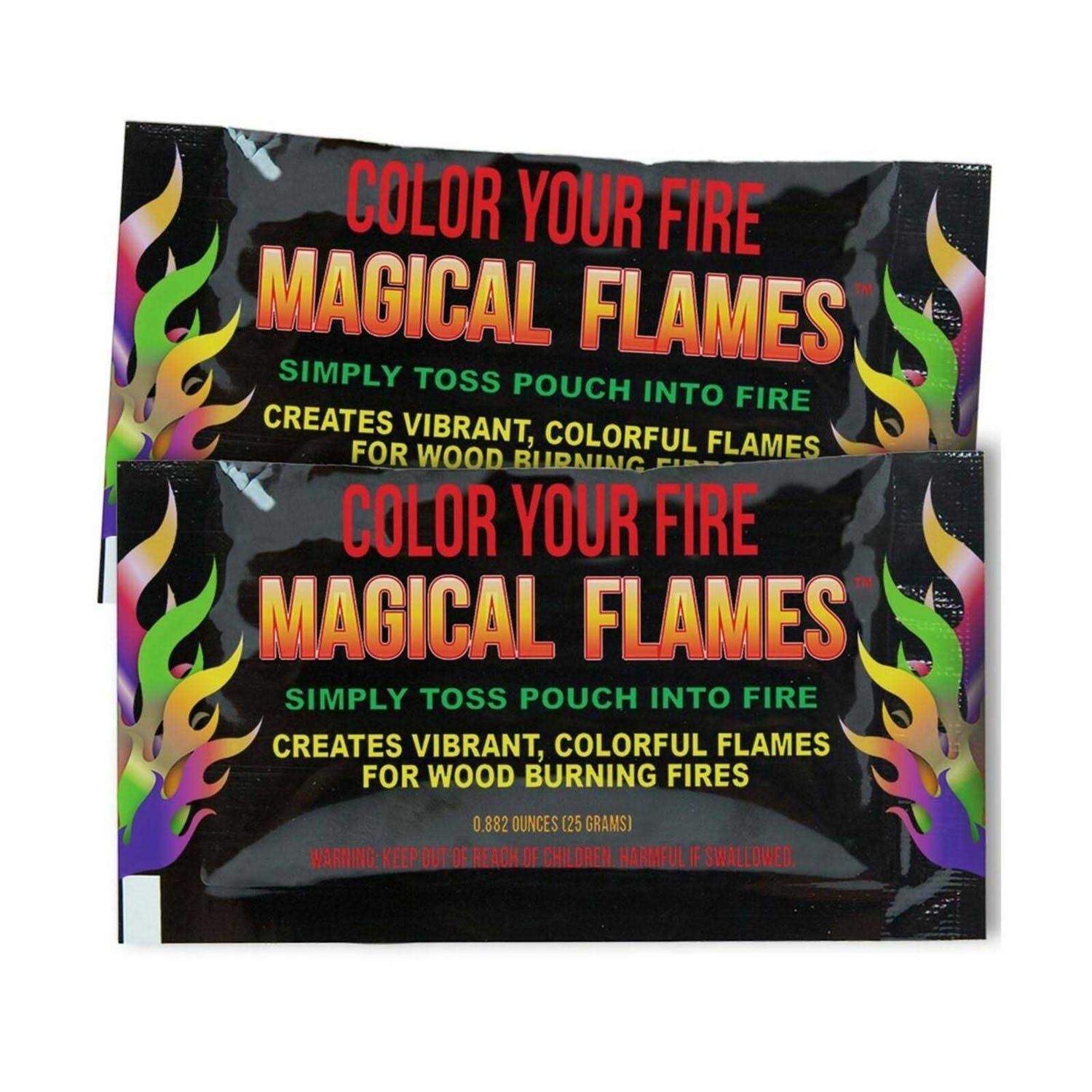 Magical Flames Fire Color Changing Packets for Campfires Fire Pit