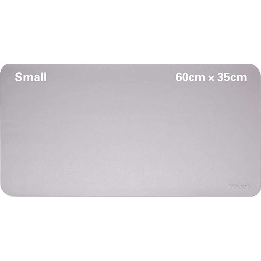 Weelth Multifunctional Waterproof PU Leather Desk Pad Double Sided Desk Pad for Office/Home