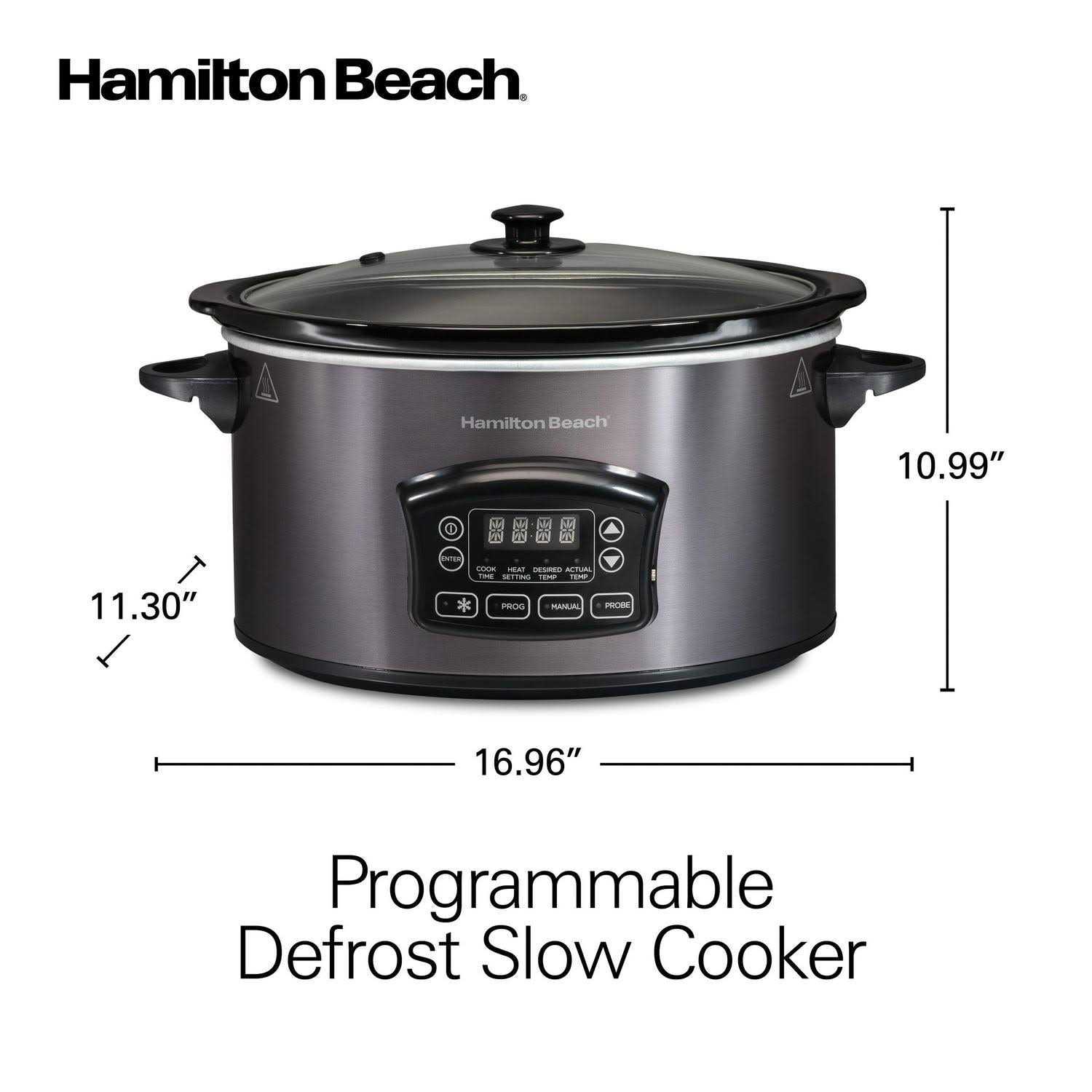Hamilton Beach 6-qt Programmable Defrost Slow Cooker