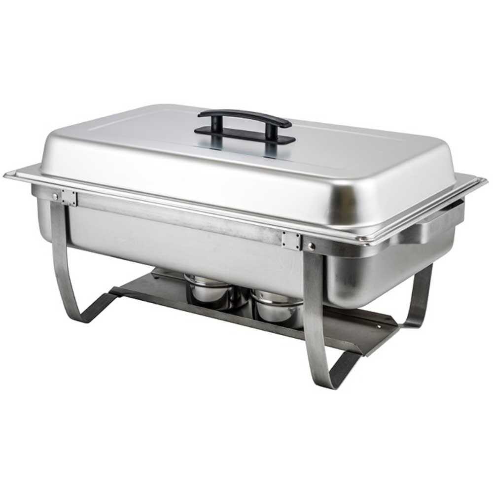 Winco C-4080 8 Quart Full-Size Folding Stand Chafer