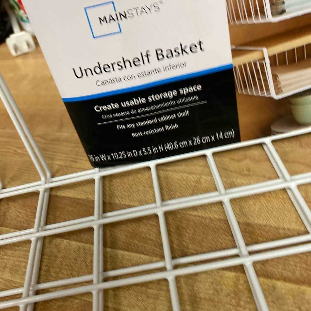 Mainstays Under Cabinet Baskets