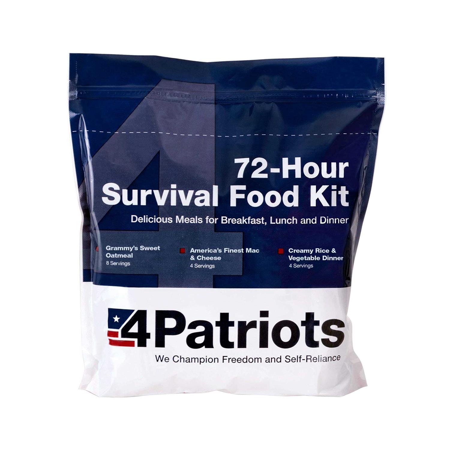 4Patriots 72-Hour Emergency Food Supply Survival Kit
