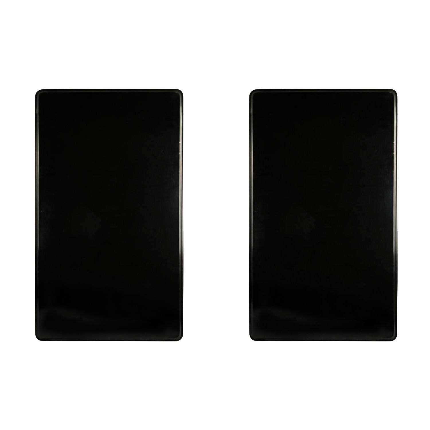 Range Kleen Black Rectangular Burner Kovers