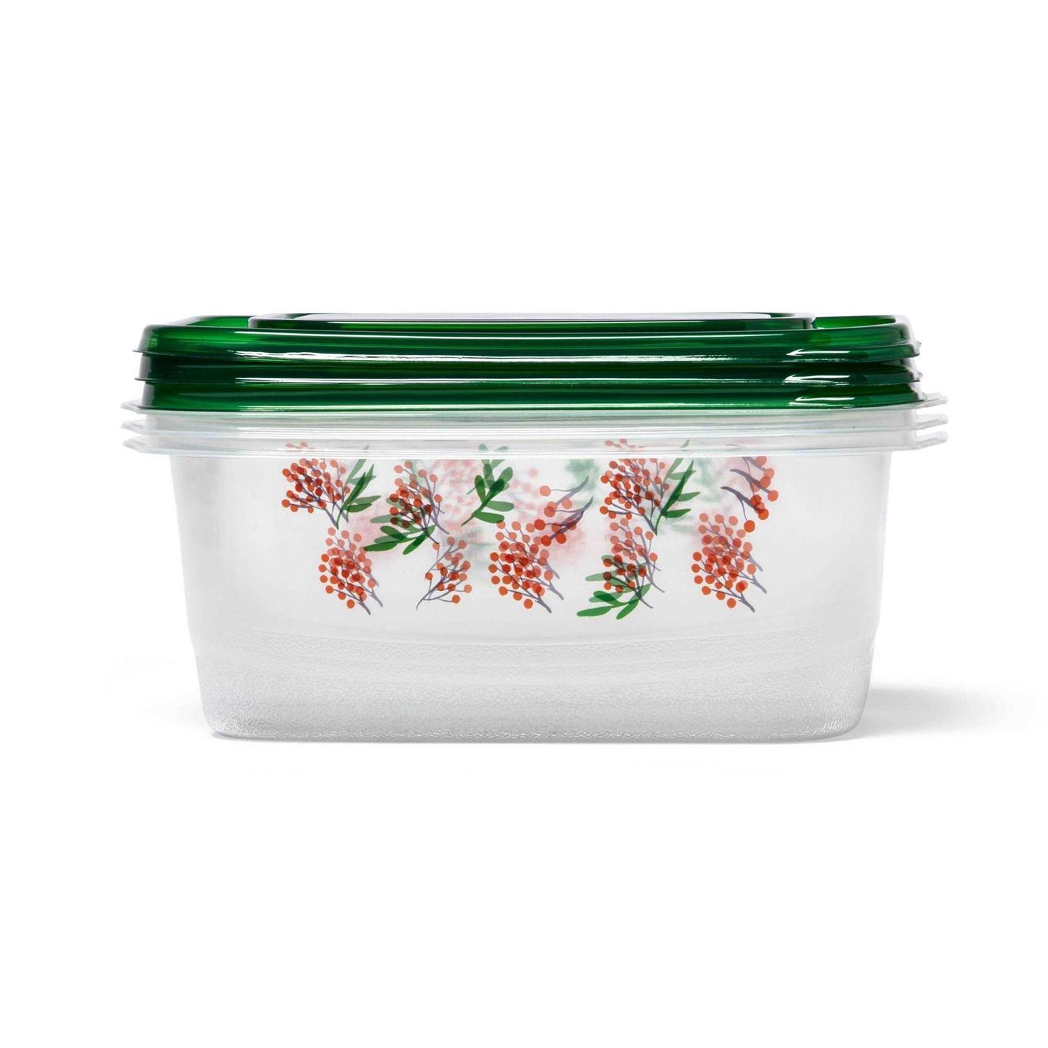 up & up Holiday Large Rectangle Food Storage Container