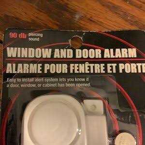90 Decibel Battery Operated Window and Door Alarm