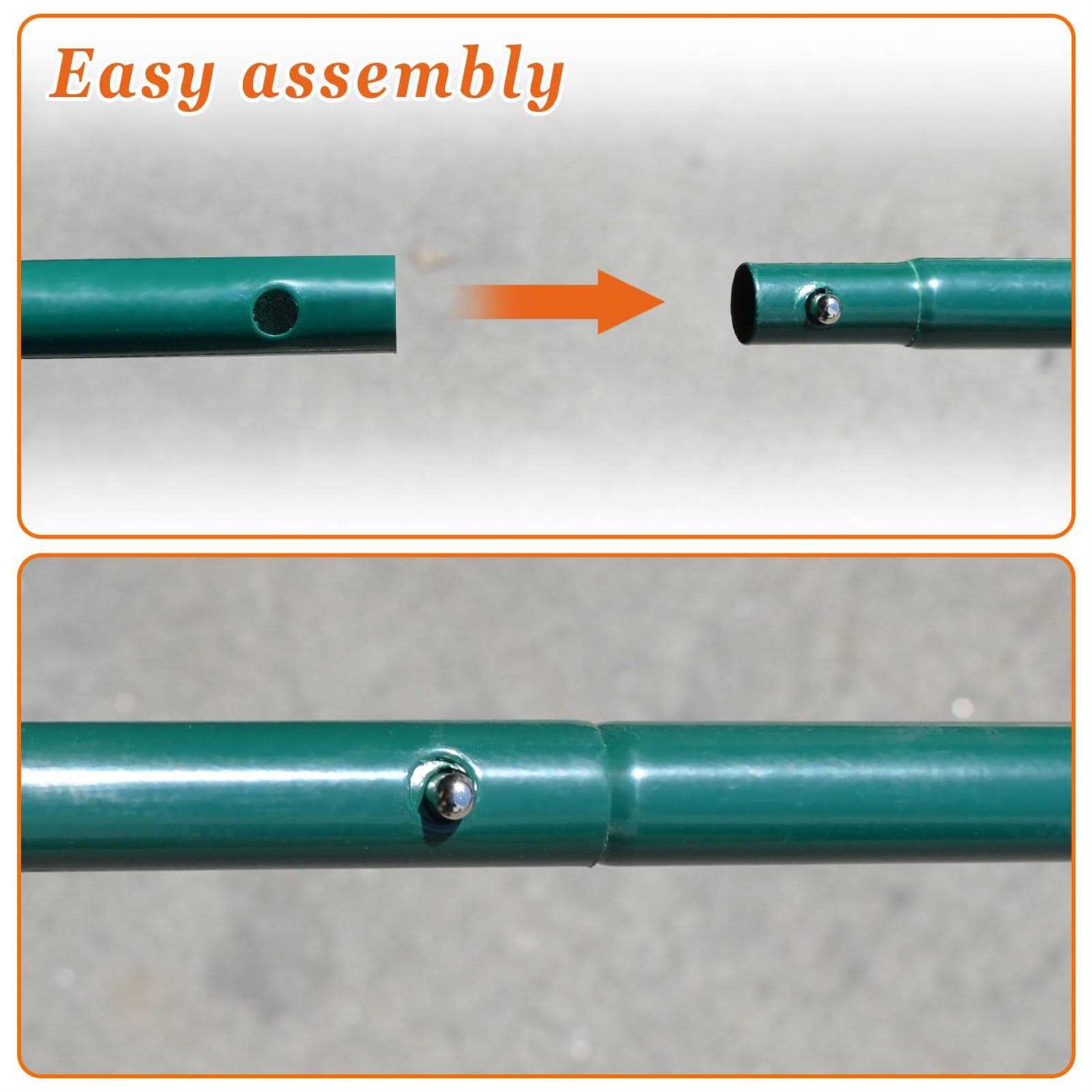 Strong Camel Walk-in Greenhouse Large Outdoor Portable Green House 3 Tiers 6 Shelves Gardening