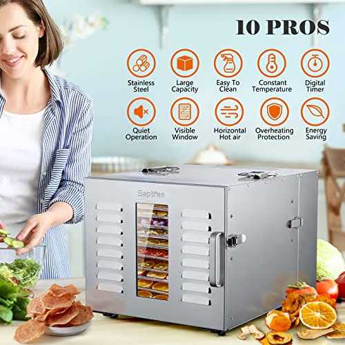 Septree Food Dehydrator for Jerky, Meat, Fruit, Beef, Herbs, and Pet Food