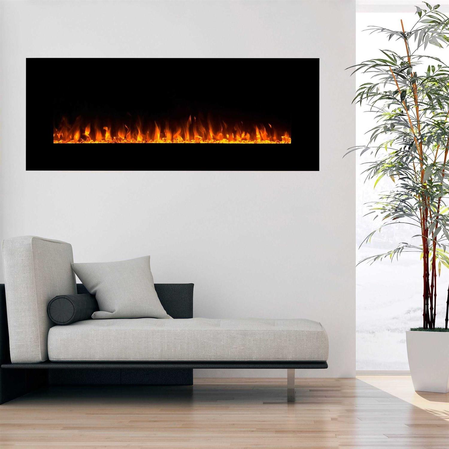 Northwest LED Fire and Ice Electric Fireplace with Remote