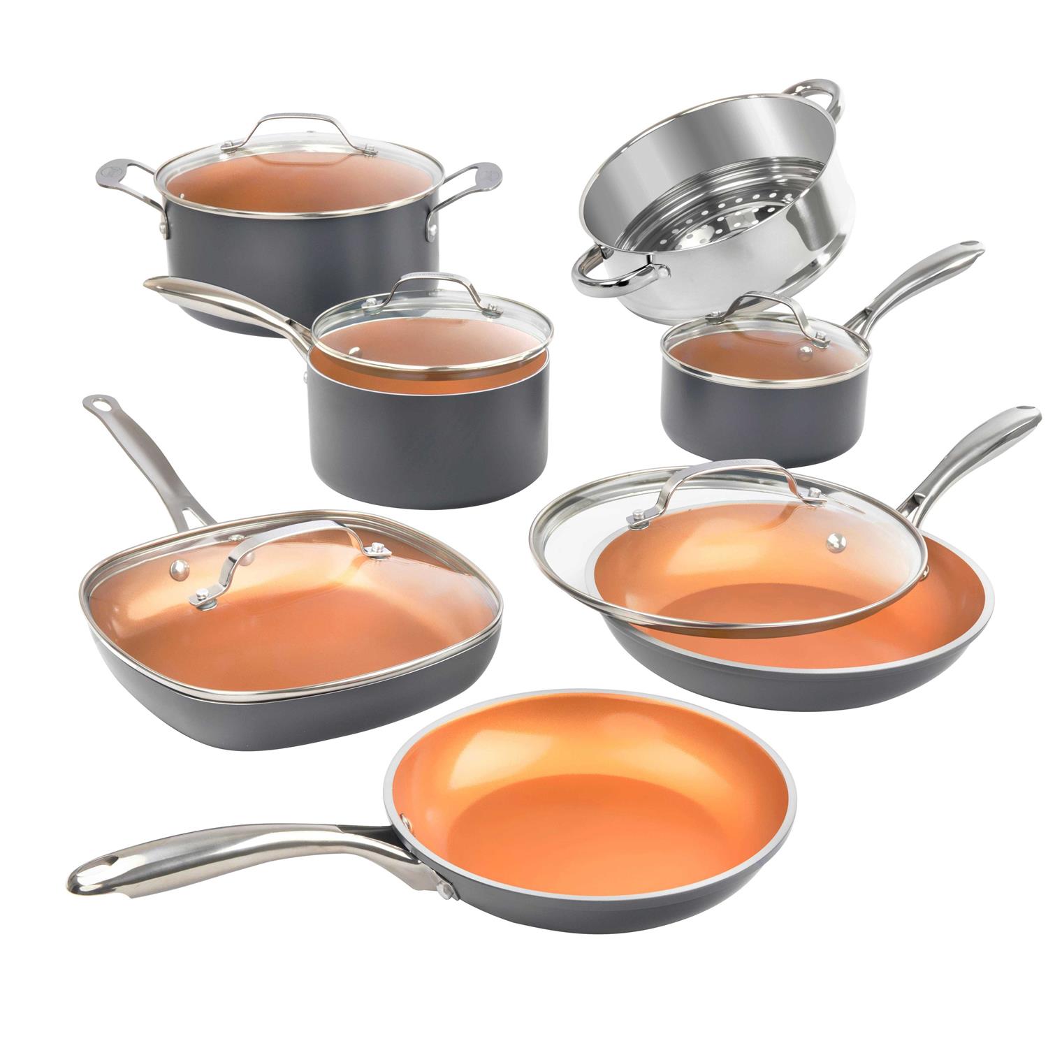Gotham Steel 12-Piece Cookware Set