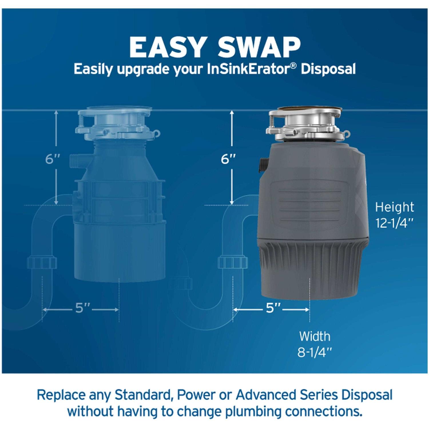 InSinkErator 3/4 HP Continuous Feed Garbage Disposal