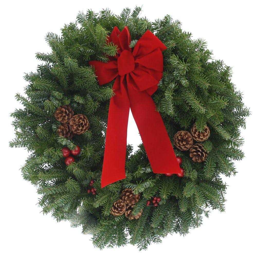 Worcester Wreath 24 in. Balsam Classic Fresh Wreath