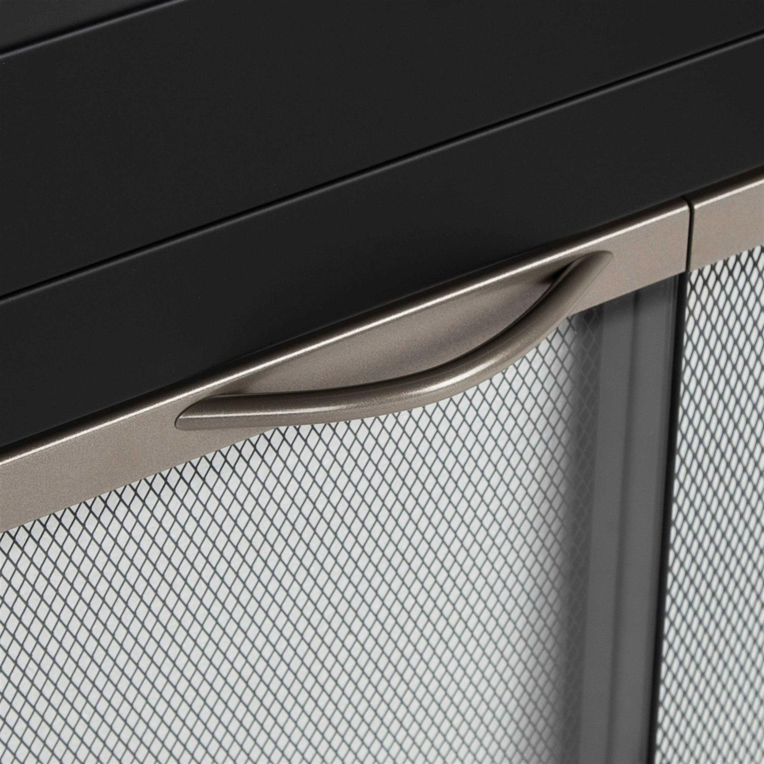 Pleasant Hearth Alsip Large Glass Fireplace Doors AP-1132