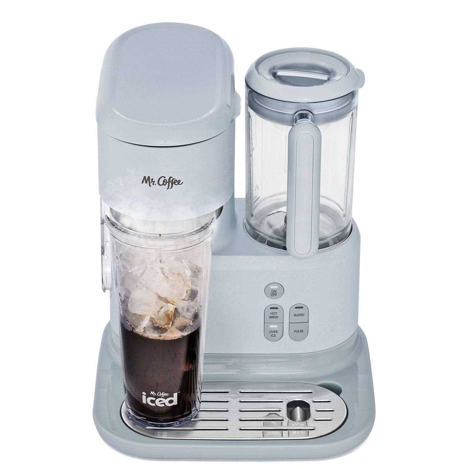 Mr. Coffee Frappe Single-Serve Iced and Hot Coffee Maker/Blender