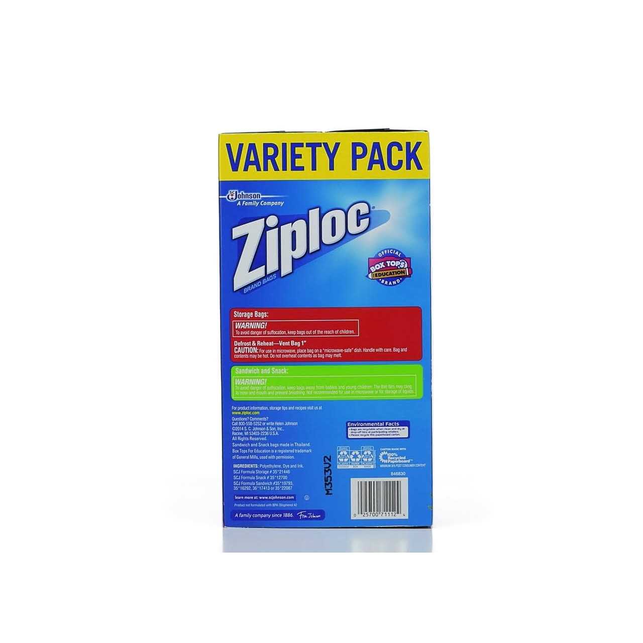 Ziploc Bags Variety