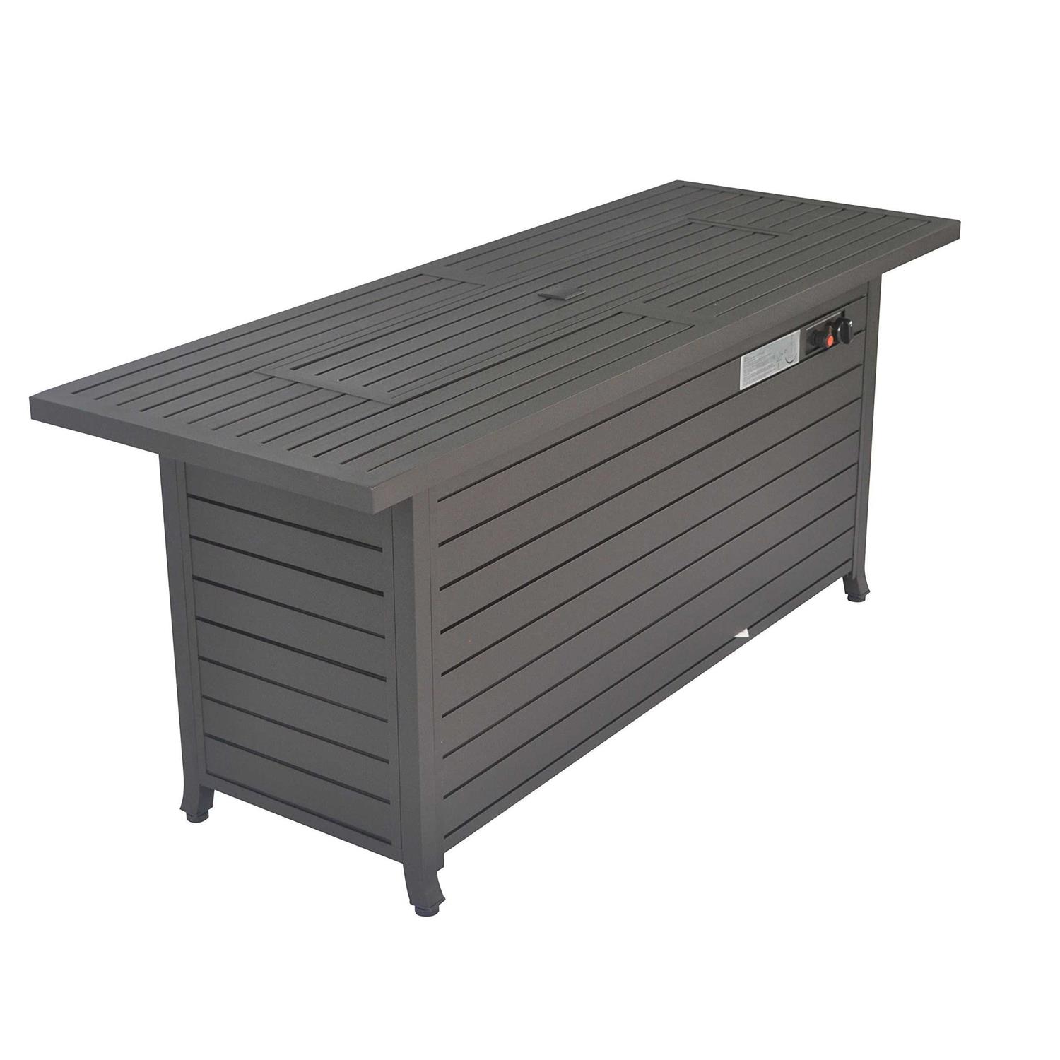 Legacy Heating Rectangular Fire Pit Table