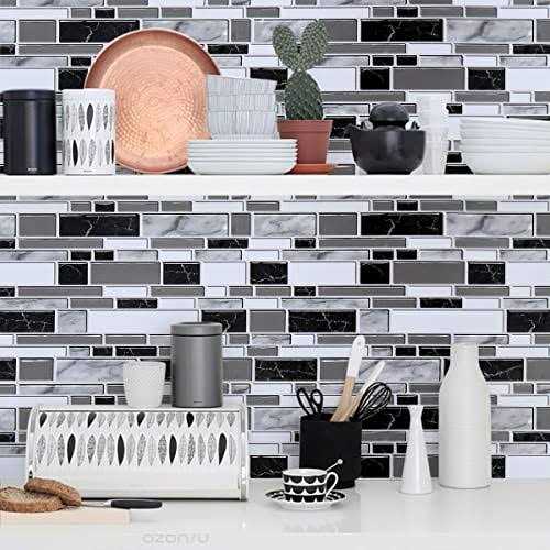 Livebor Kitchen Wallpaper Peel And Stick Backsplash Wallpaper 11.8inch X