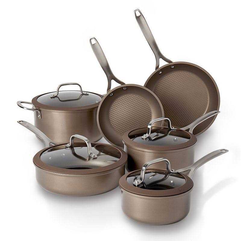 Food Network 10-pc. Textured Titanium Nonstick Cookware Set