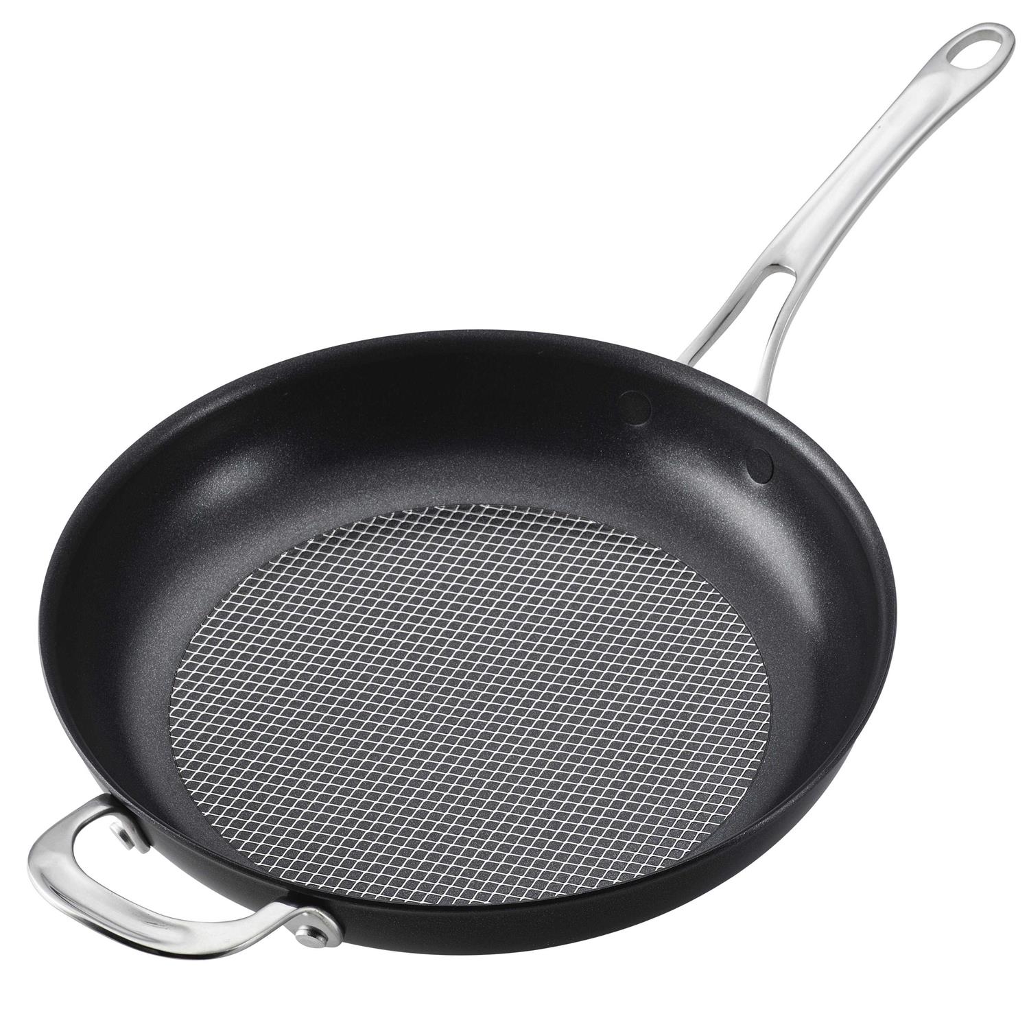 Anolon X Hybrid Nonstick Frying Pan with Helper Handle