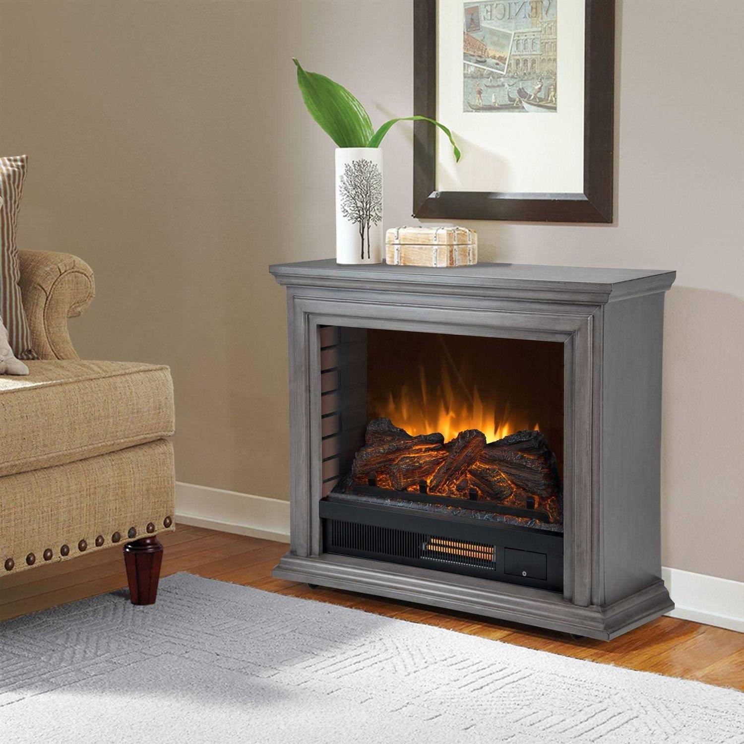 Pleasant Hearth Sheridan Infrared Mobile Fireplace GLF-5002