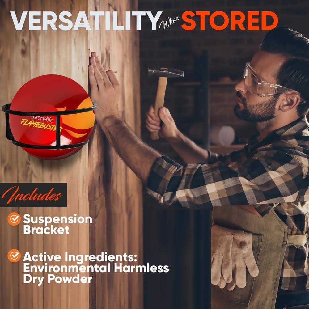 SereneLife Fire Ball Extinguisher SLFI5B