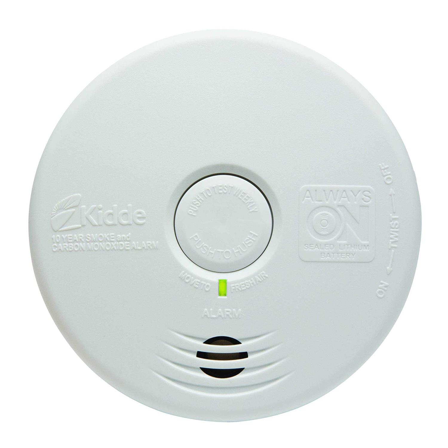 Kidde P3010K-CO Worry-Free Kitchen Smoke and Carbon Monoxide Alarm with 10 Year Sealed Battery