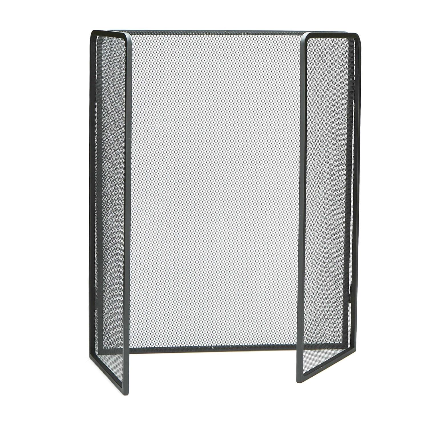 3 Panel Steel Fireplace Screen Mind Reader