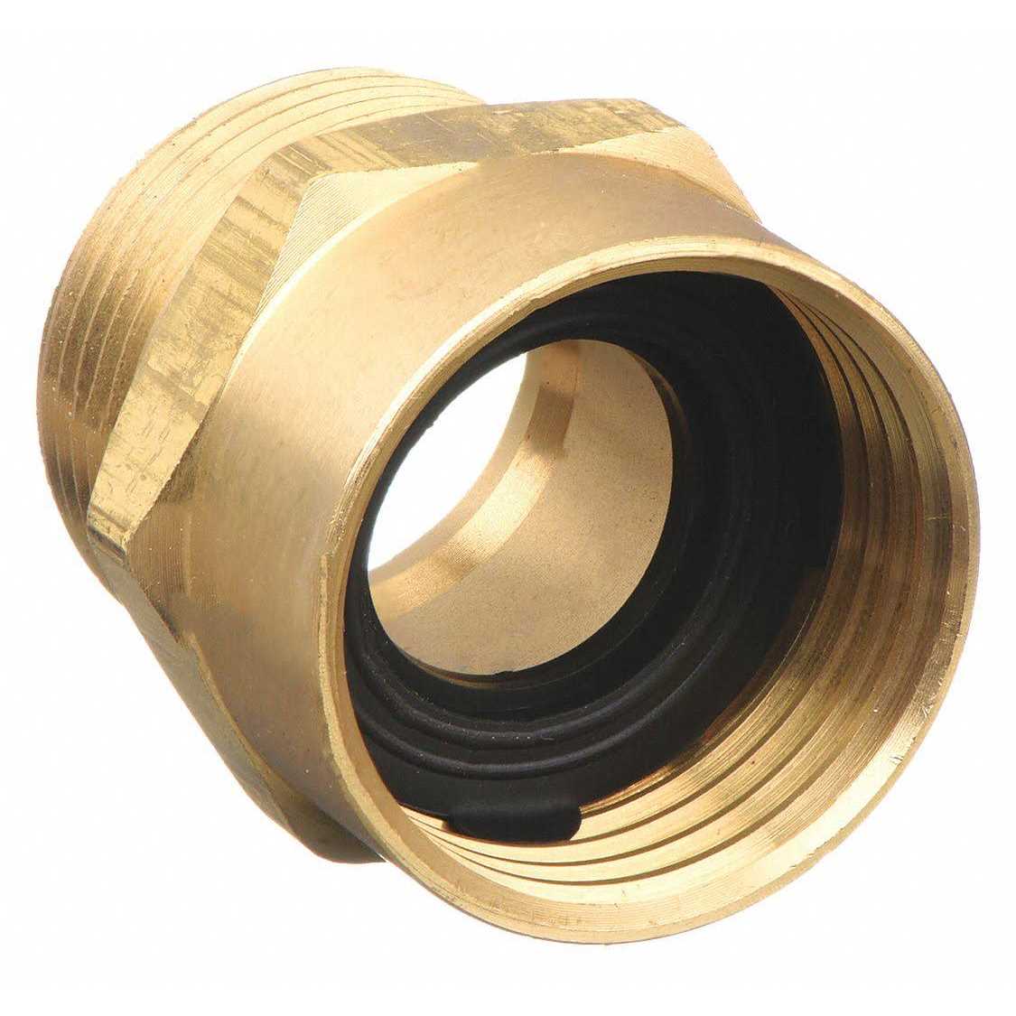 Westward Garden Hose Adapter,3/4 inchx3/4 inch,NPTxNH 1p723