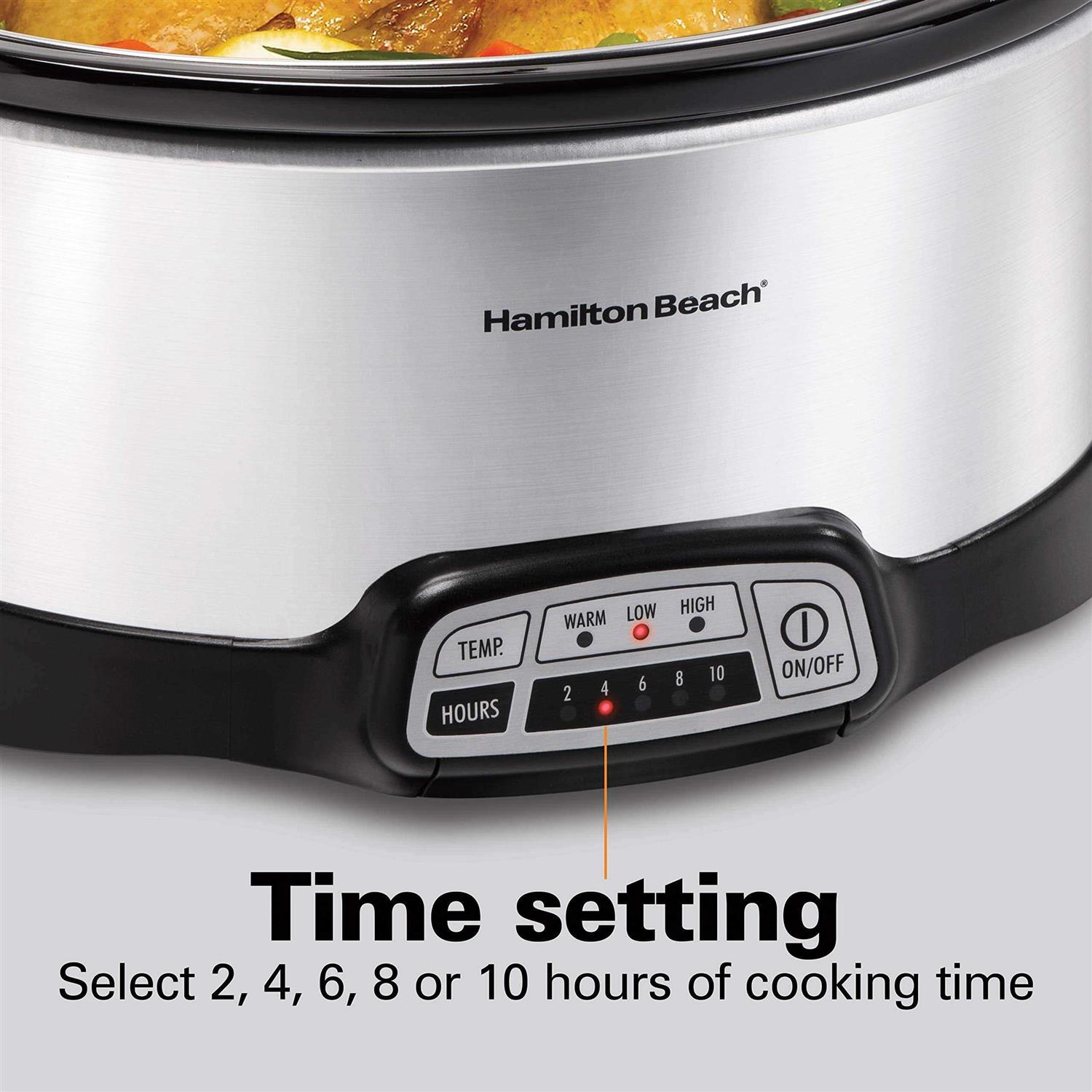 Hamilton Beach 33473 Programmable 7-Quart Slow Cooker