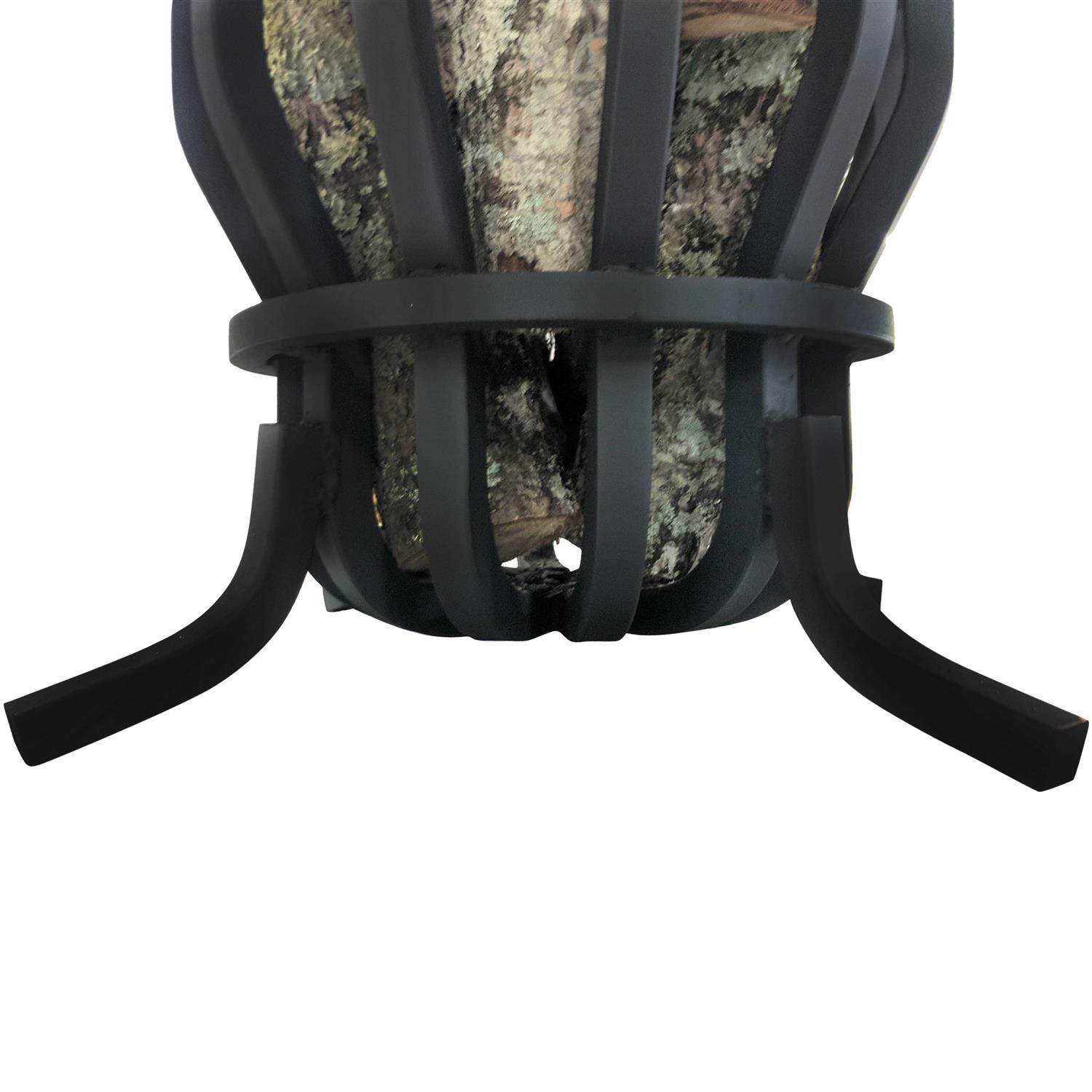 Titan Great Outdoors Self-Feeding Fire Pit Basket 1in Thick Solid Steel