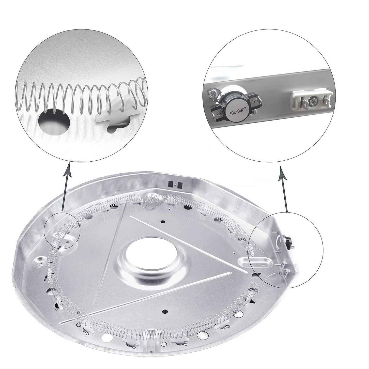 131553900 Dryer Heater Assembly by Sikawai Fit for Frigi-daire Ken-more Gib-son Cros-ley Replace AP2107129 407685 131475400 131505700-1 YEAR