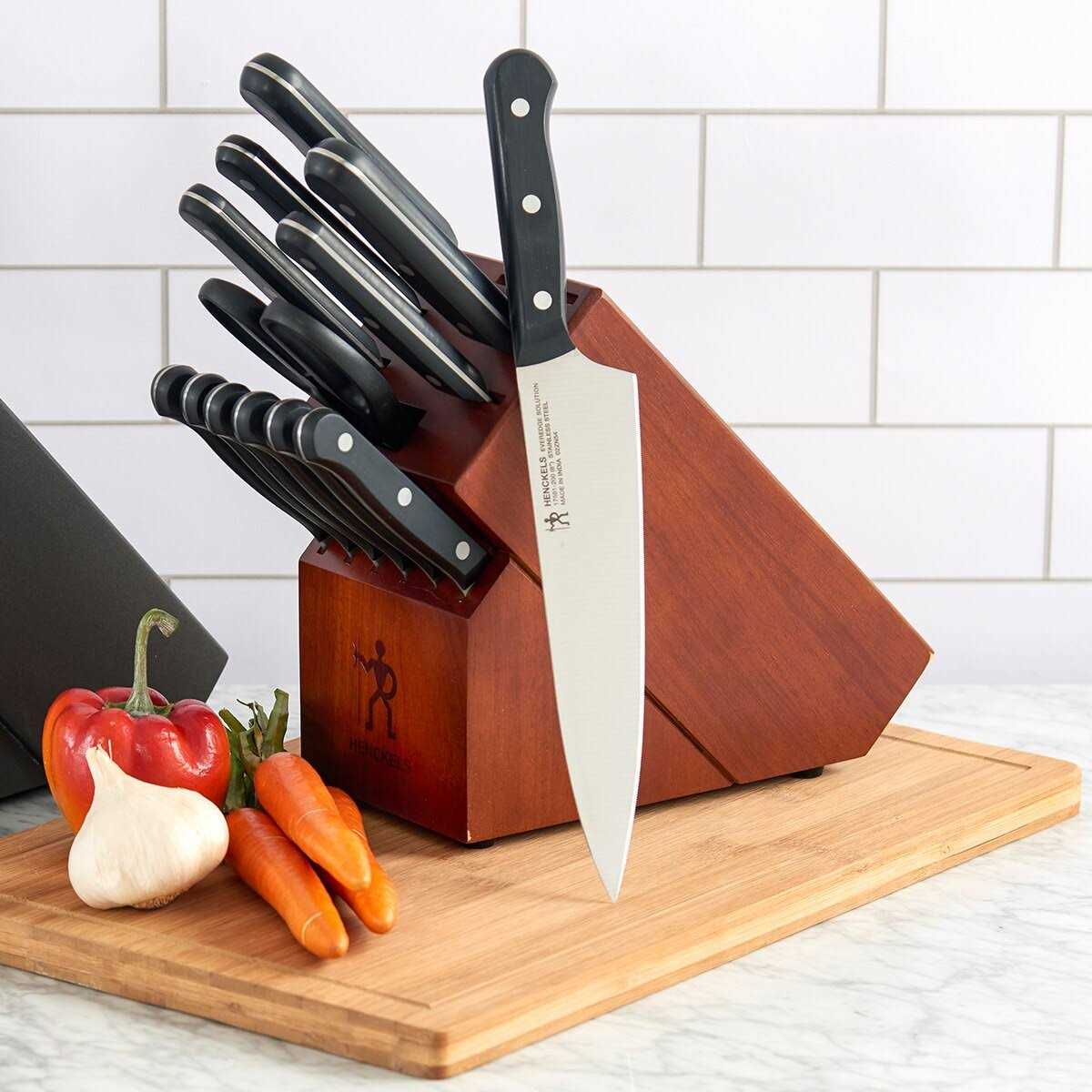 Henckels Everedge Solution 14-pc Knife Block Set
